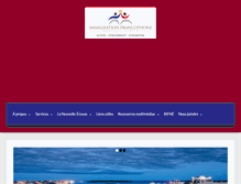 Tablet Screenshot of immigrationfrancophonene.ca